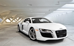 White Audi R8