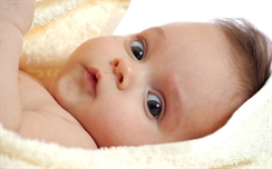 Cute Baby in Towel